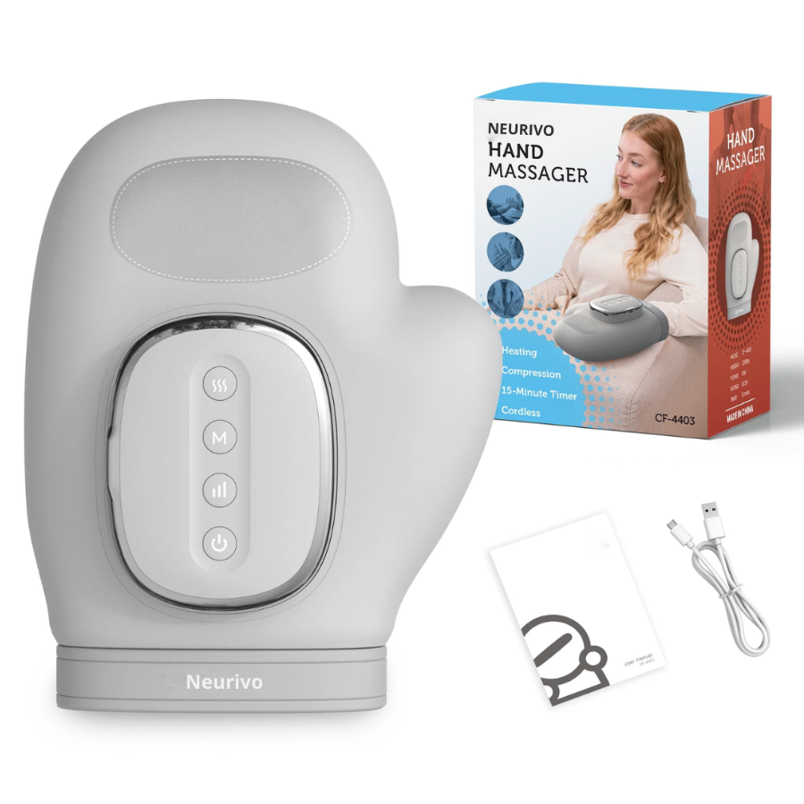 NEURIVO Hand Massager for Arthritis pain, Carpal tunnel & Tension